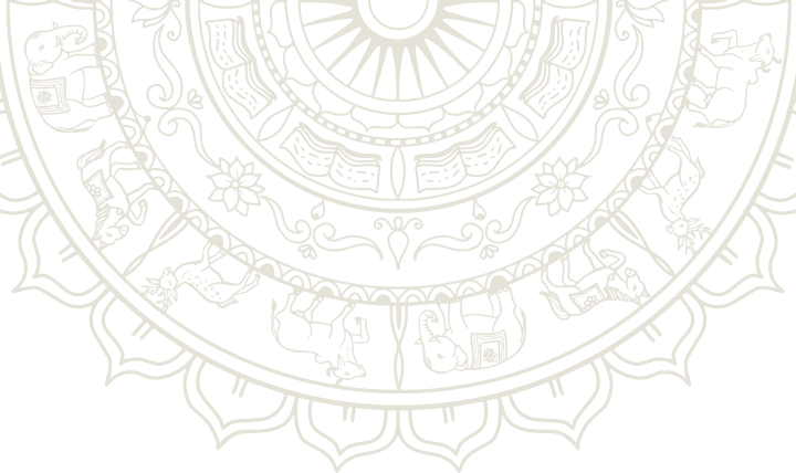 Hindu mandala with intricate patterns and symbolic icons